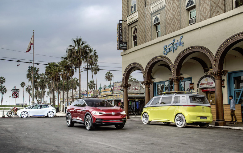 Elektryczne prototypy VW w Los Angeles