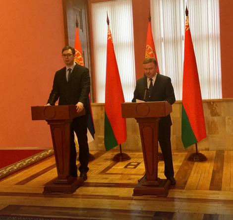 Premijeri Srbije i Belorusije