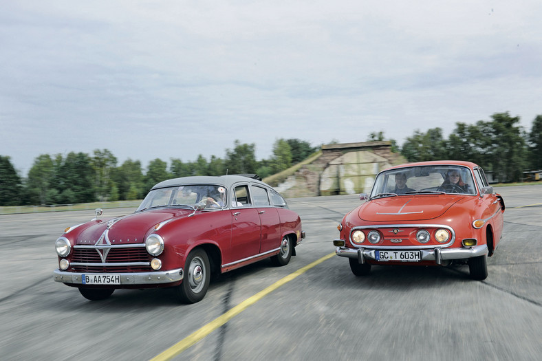 Borgward Hansa 2400 kontra Tatra 603-2 - nietypowa klasa wyższa