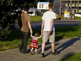 rodzina spacer 