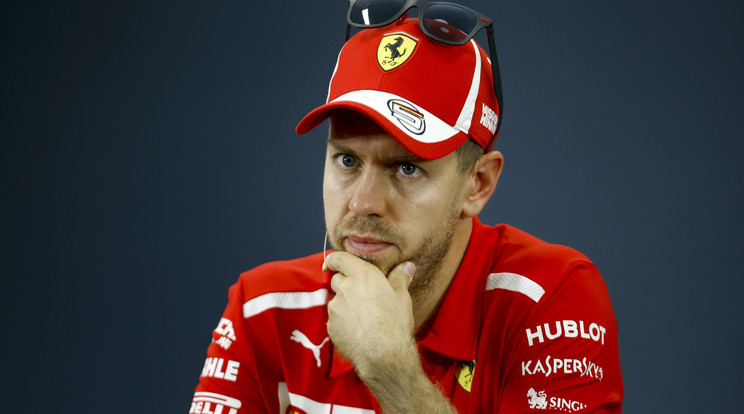 Sebastian Vettel és a
Ferrari hasztalan üldözi a Mercedest... /Fotó: Profimedia-Reddot