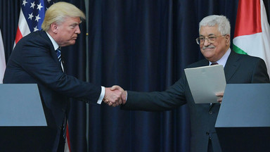 Donald Trump przybył do Betlejem na spotkanie z Abbasem
