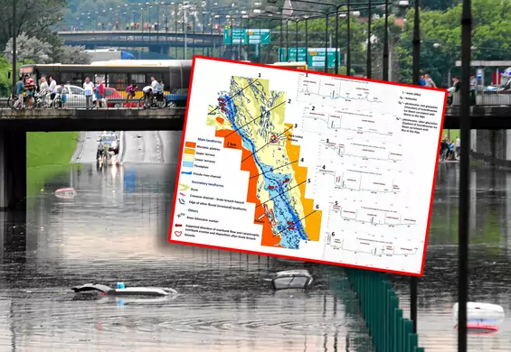 Czy Warszawie grozi powódź? Mapa pokazuje, które dzielnice może "czekać katastrofa"