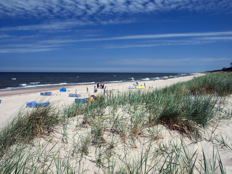 Plaża w Darłowie