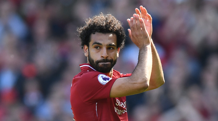 Mohamed Salah az első szezonját töltött a Liverpoolban, mesés éve volt /Fotó: AFP