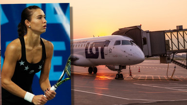 Rosyjska tenisistka chciała polecieć przez Warszawę. LOT nie wpuścił jej na pokład