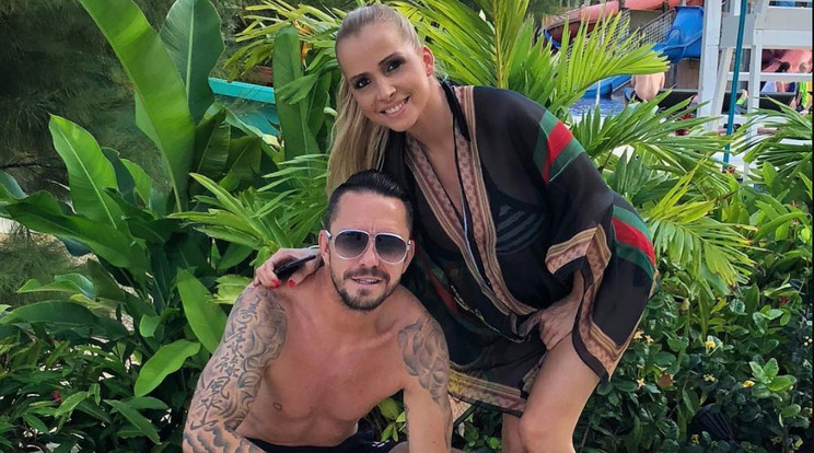 Kabát Péter és menyasszonya, Adrienne jelenleg Ja­maicán nyaral /Fotó: Instagram