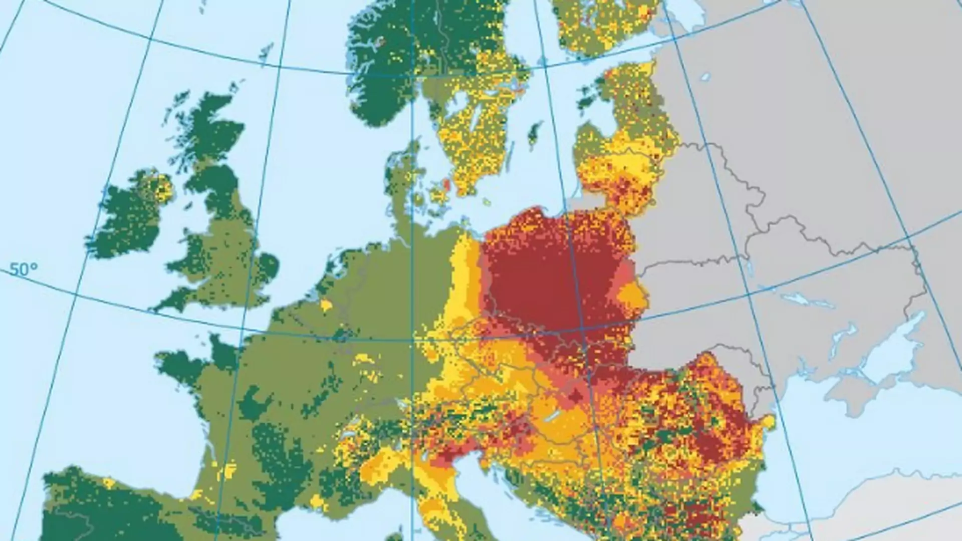 Nie bez przyczyny boimy się smogu. Zobacz mapę, która dała ku temu mocne powody