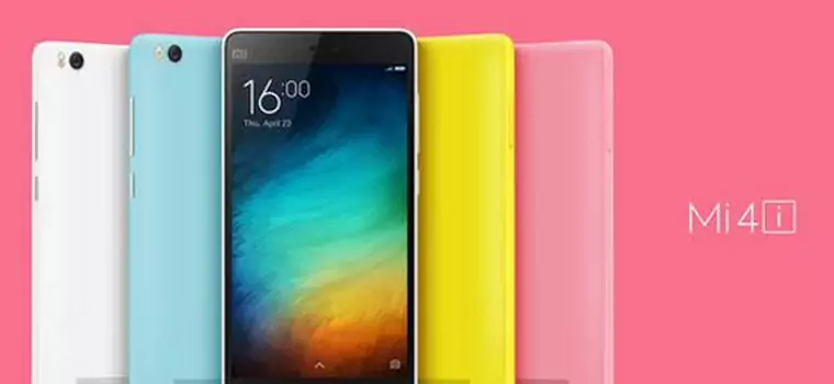 Xiaomi Mi 4i oficjalnie. Dobry smartfon za około 770 zł