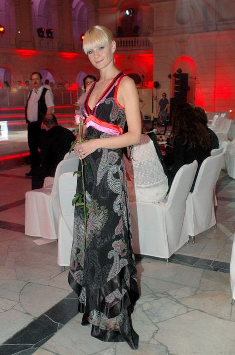 Małgorzata Kożuchowska na imprezie z okazji 500. odcinka M jak miłość w 2007 roku