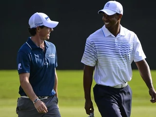 Rory McIlroy i Tiger Woods