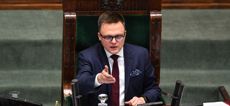 Spięcie w Sejmie. Marszałek Hołownia wyłączył mikrofon politykowi PiS