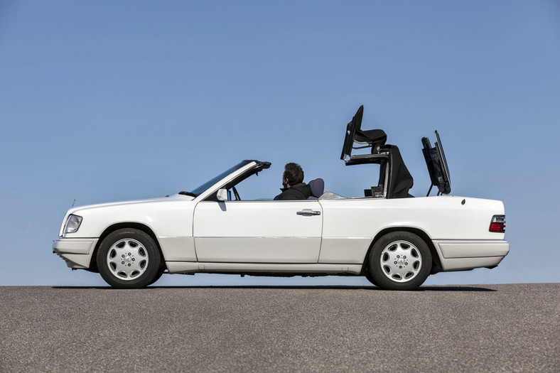 Mercedes 124 cabrio - kabriolet na cztery pory roku