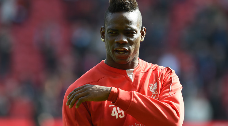 Mario Balotelli még a Liverpool játékosaként/Fotó: AFP