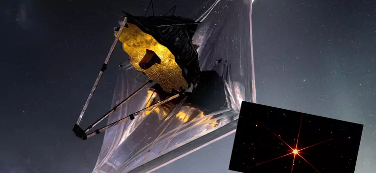Pierwsze wyraźne zdjęcie z Kosmicznego Teleskopu Jamesa Webba. NASA potwierdza gotowość urządzenia