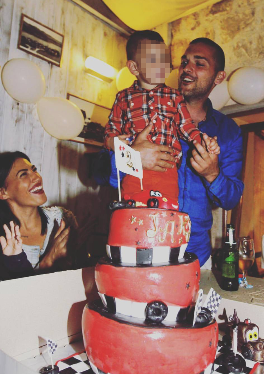 Branislava Pa&scaron;ajlija sa mužem Željkom Pa&scaron;ajlijom i sinom