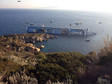 Wrak Costa Concordia na wybrzeżu Isola del Giglio