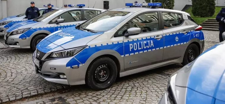 Polska policja otrzymała elektryczne radiowozy