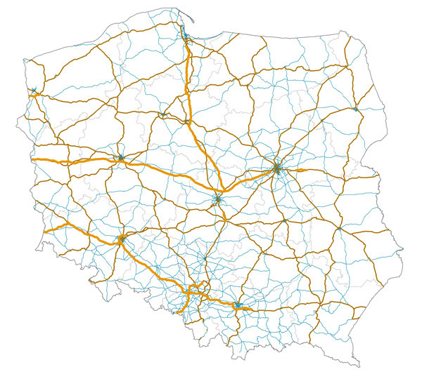 Nowy system informacji o korkach w Polsce