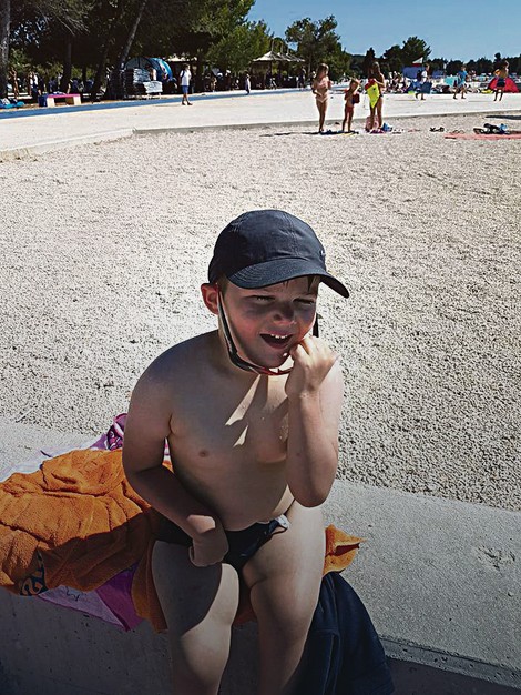 Neki mališani prvi put su bili na moru