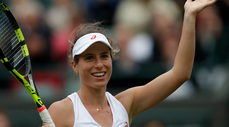 Johanna Konta legyőzte Monica Puigot Wimbledonban /Fotó: AFP