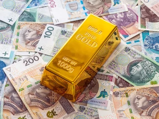 Za euro płacimy blisko 5 złotych, to samo dotyczy franka szwajcarskiego. Funt szterling kosztuje już prawie 6 złotych, a za dolara trzeba już wyłożyć ponad 4,5 złotego. Słabnący złoty powoduje, że lokujemy oszczędności w złocie