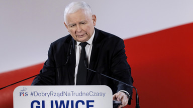 Kaczyński w "Amoku". Prezes PiS odwiedził Gliwice, policja zablokowała drogę
