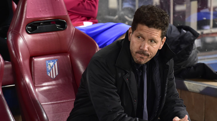 Diego Simeone szerint fia
nem bírná el a lelki terhet  /Fotó: AFP