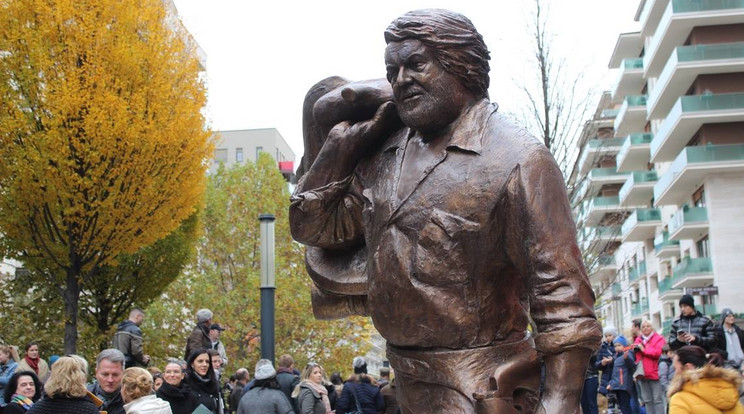 Felavatták Bud Spencer szobrát / Fotó: Pogonyi Nóra