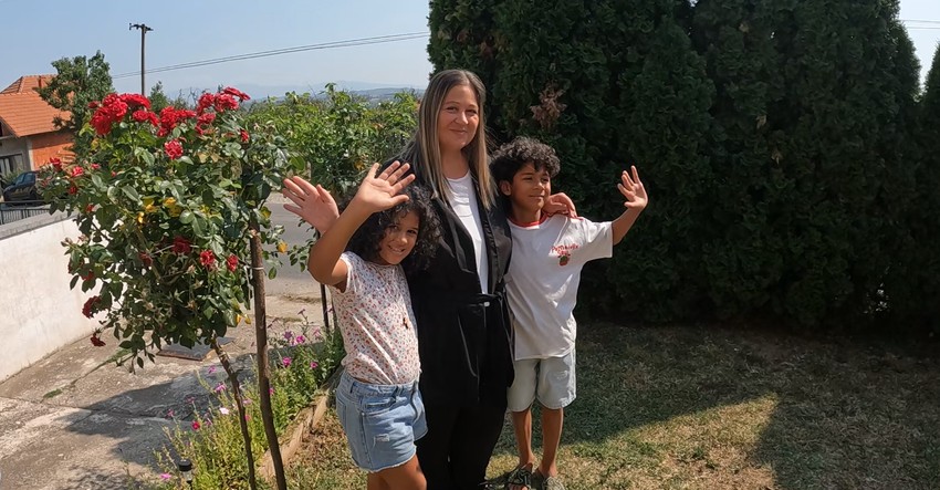 Marija, Nikolai i Teodora Traore iz Kruševca