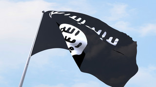 Flaga ISIS IS Państwo Islamskie