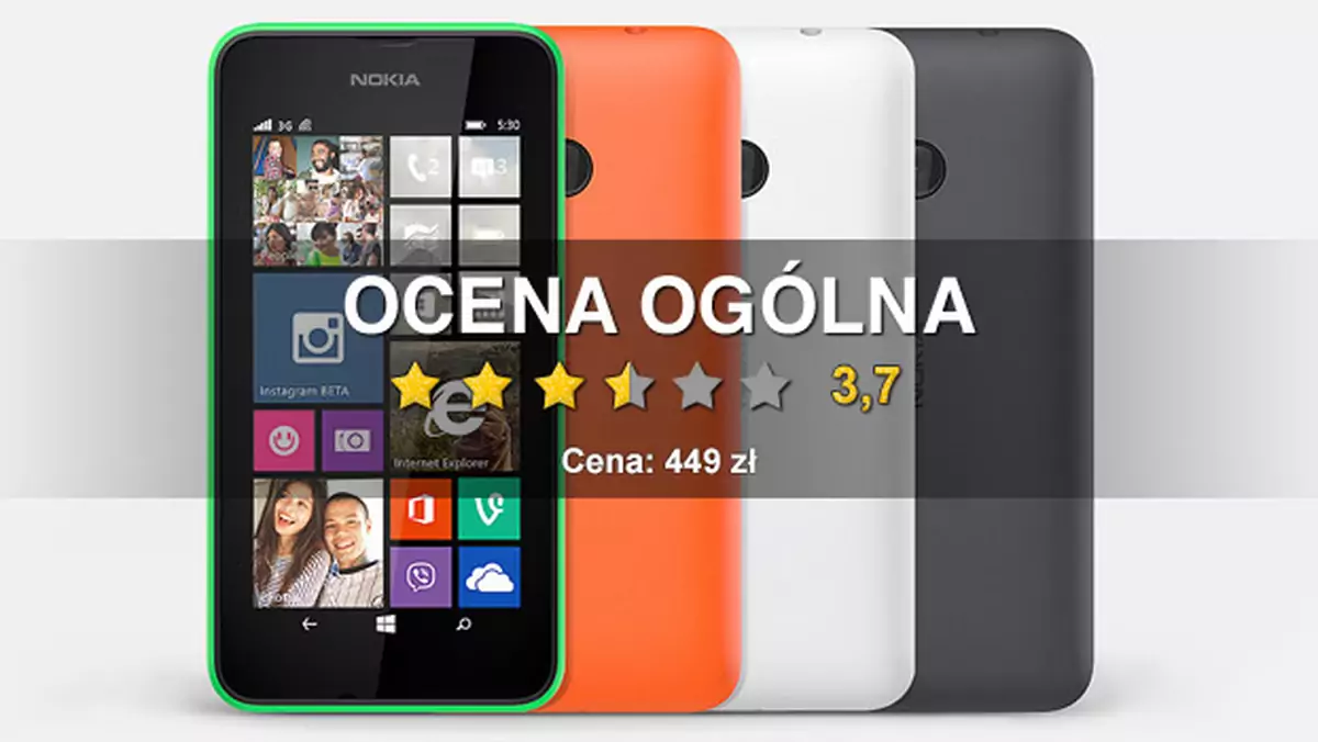 Nokia Lumia 530, czyli rzut okiem na najtańszy smartfon firmy Microsoft