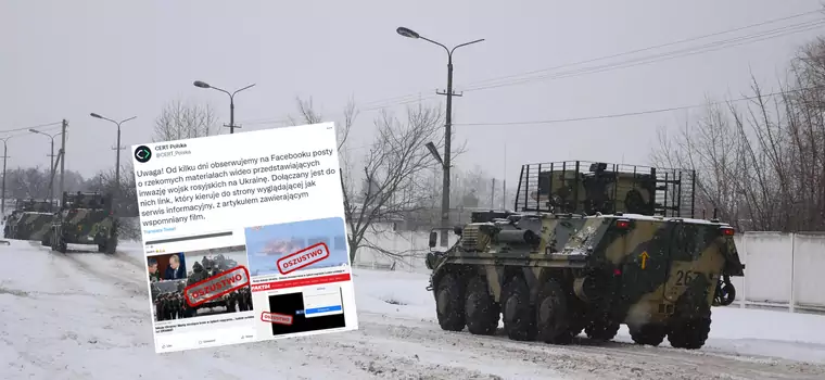 CERT Polska ostrzega przed nagraniami "inwazji na Ukrainę". W to nie klikaj!