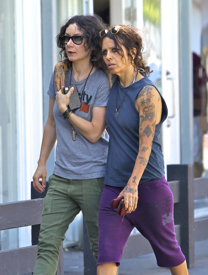 Sara Gilbert i Linda Perry / fot. Agencja Forum