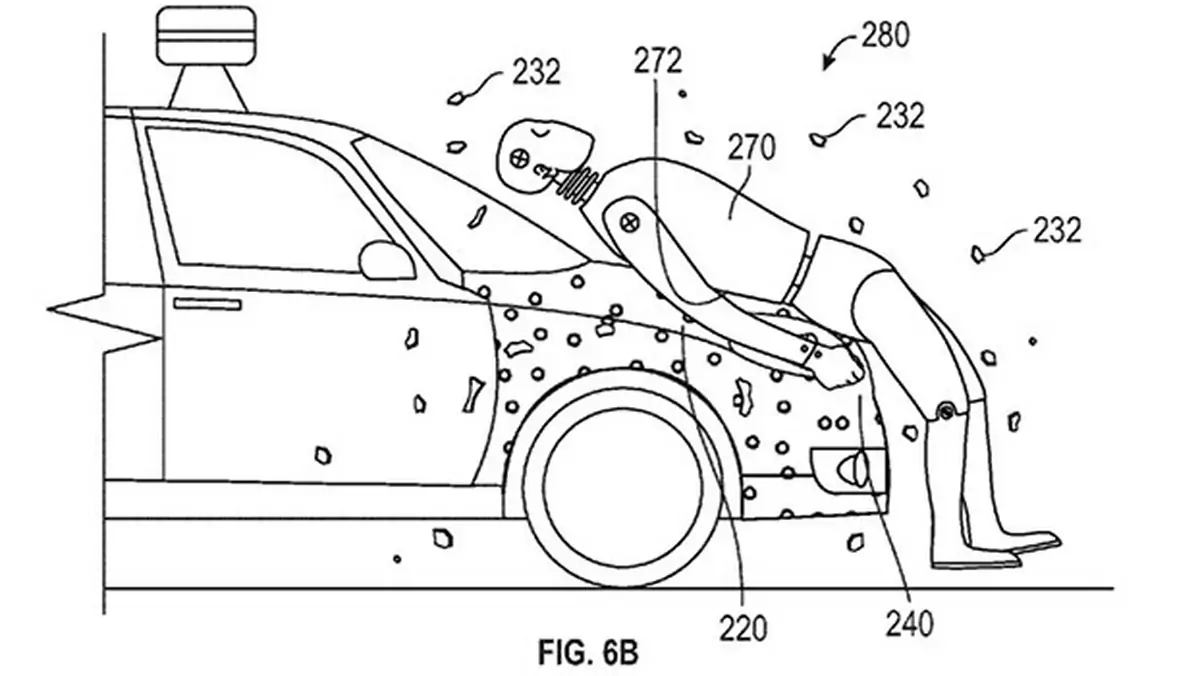 Google patentuje „lepką” maskę samochodu
