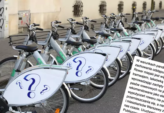 Prezydent stolicy do premiera: rower miejski jest bezpieczną alternatywą