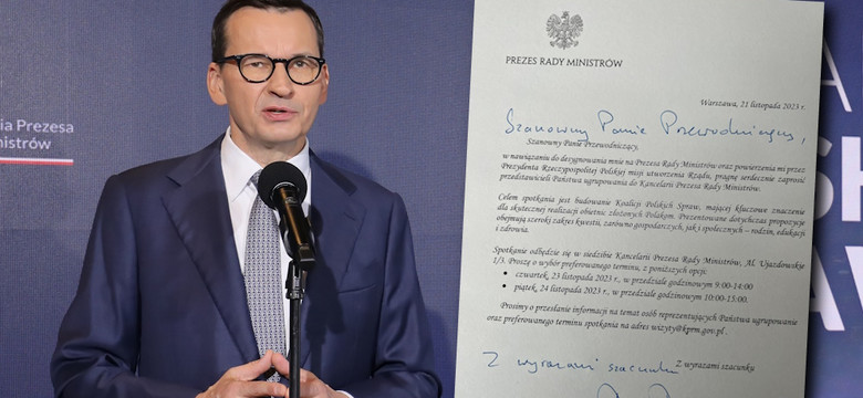 Mateusz Morawiecki zaprasza opozycję na spotkanie. "Dubler nas nie interesuje"