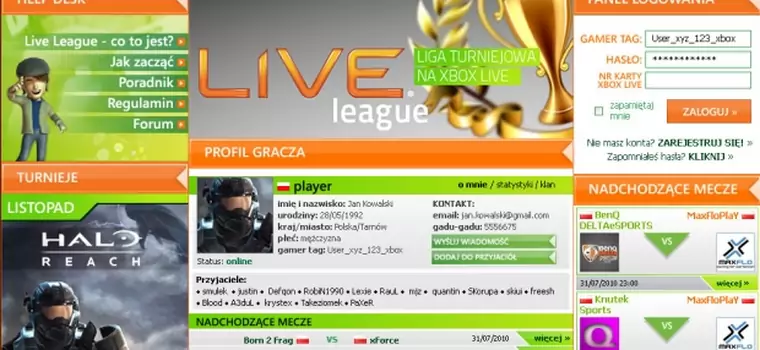 Xbox Live w Polsce – Live Club, Live League, Play with Fame i inne dodatki