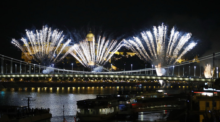 A 2016-os augusztus 20-i tűzijáték /Fotó: Fuszek Gábor