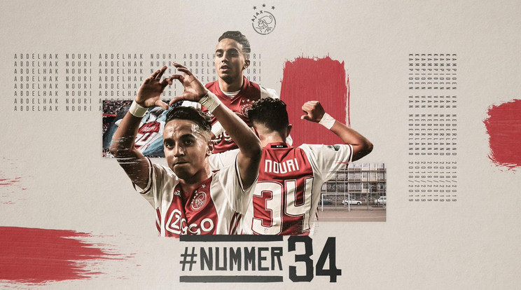 34. alkalommal  lett bajnok az Ajax