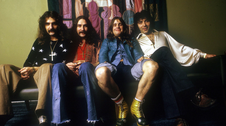 A Black Sabbath tagjai: Tony Iommi, Bill Ward, Ozzy Osbourne és Geezer Butler /Fotó: Northfoto
