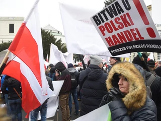 demonstracja handlowców