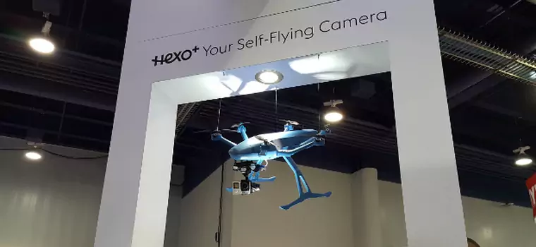 Hexo+ - samolatający dron z kamerą GoPro na pokładzie (CES 2016)