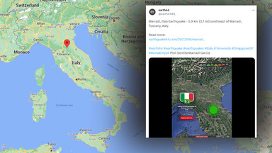 Trzęsienie ziemi we Włoszech. Najsilniej odczuwalne we Florencji i Prato