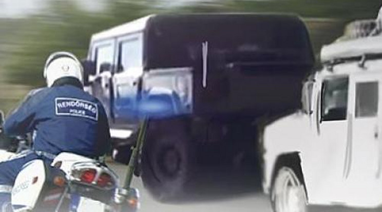 Videóval védekezik a rendőrgyilkos hummeres