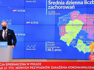 Minister zdrowia Adam Niedzielski ogłosił powrót do obostrzeń w kolejnych województwach
