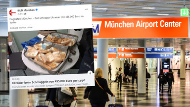 Podejrzana walizka na lotnisku w Monachium. Ukryta fortuna w gotówce