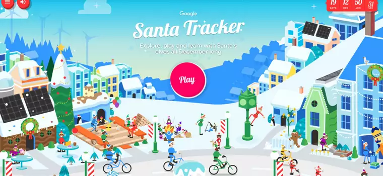 Trasa Świętego Mikołaja - Google udostępnia nową wersję swojej świątecznej aplikacji