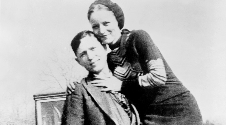 Clyde Barrow
és Bonnie Parker azonnal 
egymásba szeretett, amint 
megpillantották egymást /Fotó: Profimedia Reddot