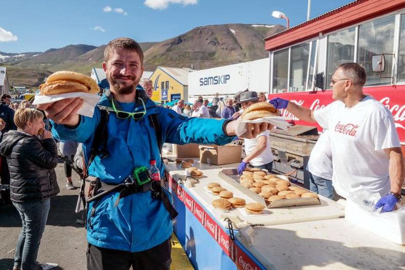 Świeże ryby, pogoda jak na Islandię wymarzona… Czego chcieć więcej?